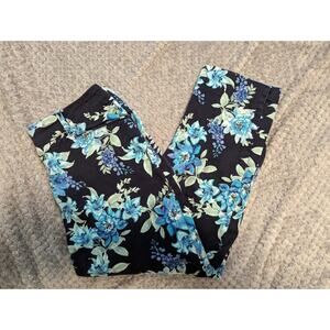 Talbots Floral Capri Pants Sz 2P